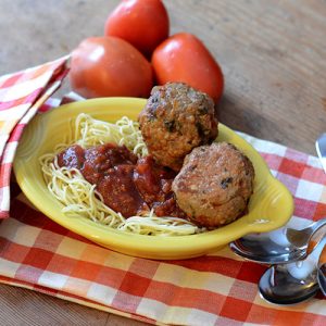 Italian Turkey Meatballs 75 degree 500