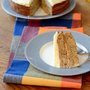Banana Cake with Cream Cheese Frosting 75 degree 500