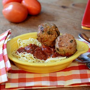 Italian Turkey Meatballs Angle 500