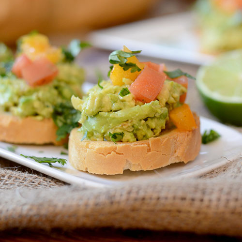 Guacamole Bruschetta