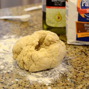 Dough after combining 500