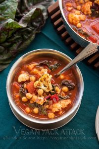 Soups & Stews Roasted Cauliflower Tomato Soup