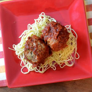 Italian Turkey Meatballs Top down 500 3