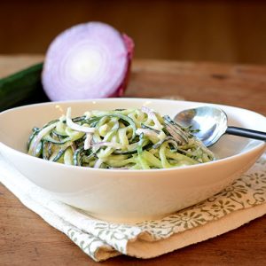 Cucumber Salad Low angle 500