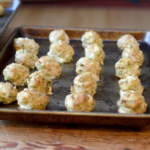 Baked Meatballs Straight 500