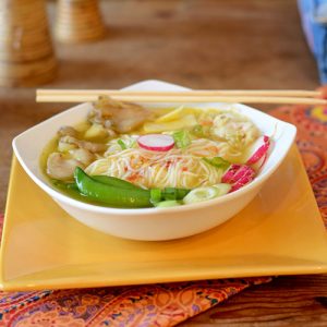 Vegetable Ramen Straight on 500