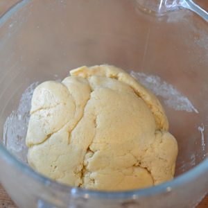 Dough in mixer 500