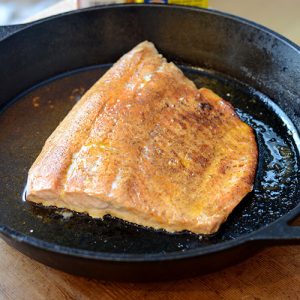 Flipped in skillet 500