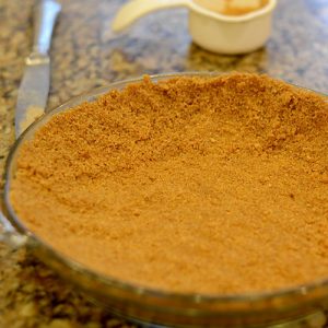 Graham Cracker Crust In pie pan 500