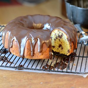 Orange Chocolate Chunk Bundt Cake Piece out 500