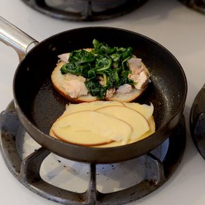 Ingredients Sandwich in pan 500