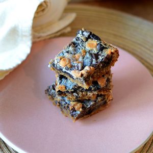 Graham Cracker Layer Bars Top down 500