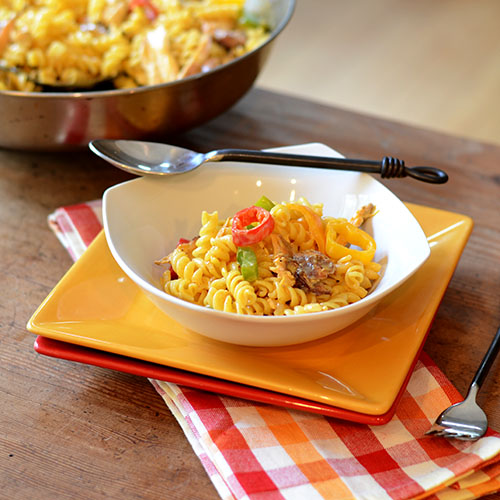 Three Cheese Mexican Pasta 60 500