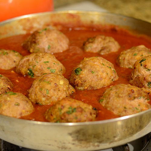 Tuesday's Tip - Italian Meatballs Added to Marinara 500