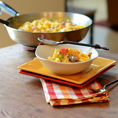 Three Cheese Mexican Pasta Low 500