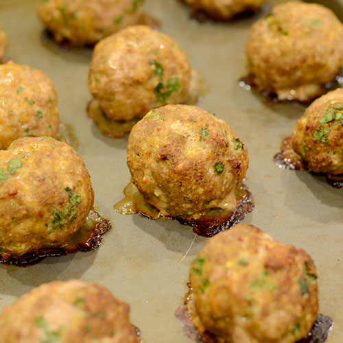 Tuesday's Tip - Italian Meatballs Post bake 500