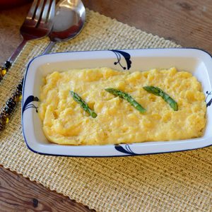 Cheddar Polenta Top down 500