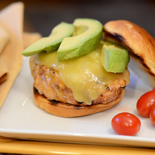 Mexican Turkey Burger Low close 500