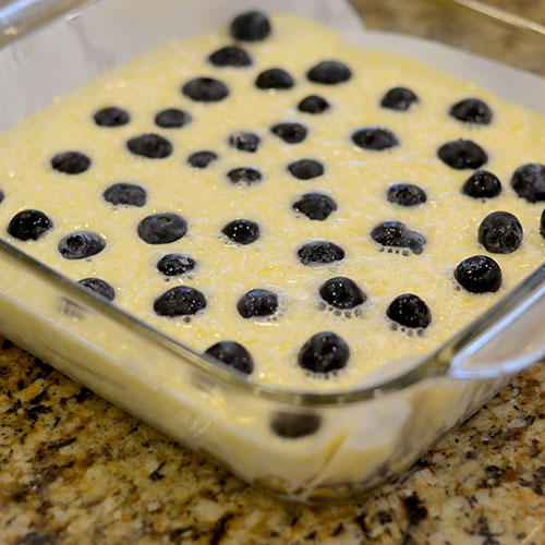 Pre-bake Added to pan 500