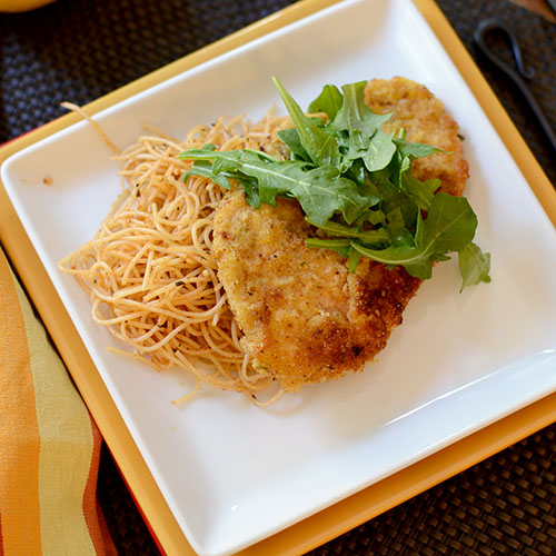 Chicken-Milanese Top down close 500