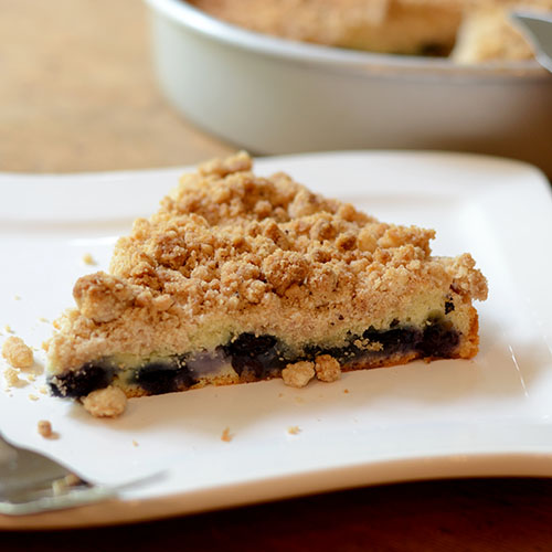 Blueberry-Lemon-Crumb-Cake breakfast, dessert, fruit, blueberries, crumble, baking