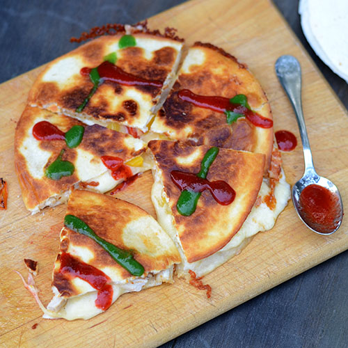 el-yucateco-quesadillas el yucateco, quesadillas, peppers, chicken, Mexican, sauces, habanero