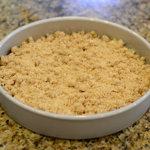 Streusel Topping Graham cracker added 500