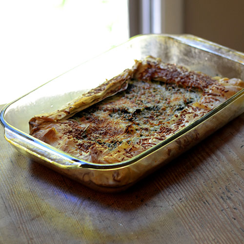 spinach-feta-tart spinach, feta, tart, spanikopita, Greek, baking, onions