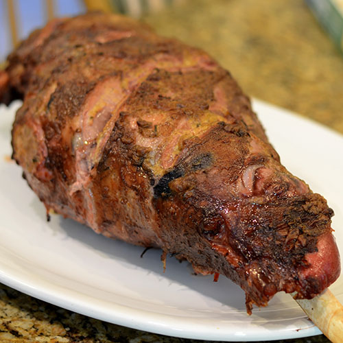 roasted-leg-of-lamb Roasted lamb leg