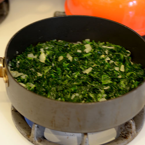 Spinach-&-onions Spinach & onions
