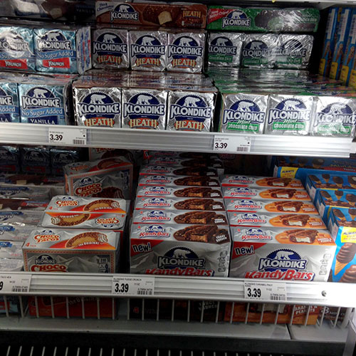 Klondike-Kandy-Bar Store Shelf 500