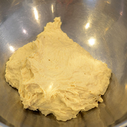dough-mixed Dough mixed
