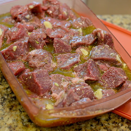Lamb-in-greek-marinade Lamb in greek marinade, lemon, olive oil, garlic