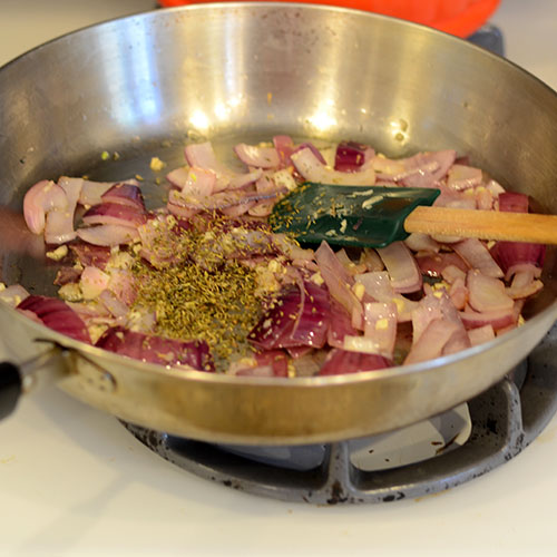 Saute-Onions-&-Herbs Onions, herbs, saute, garlic