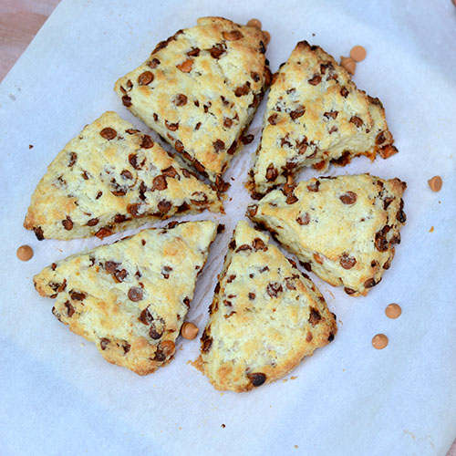Cinnamon-&-Butterscotch-Chip-Scones Cinnamon, Butterscotch, Chip, Scones, dough, butter
