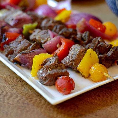 Greek Lamb Kabobs