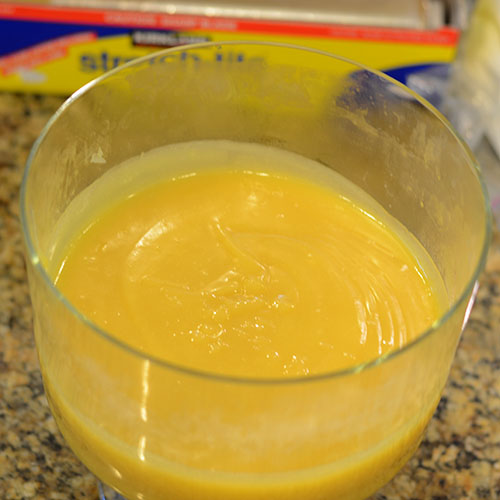 Custard Custard, eggs, butter, flour, corn starch