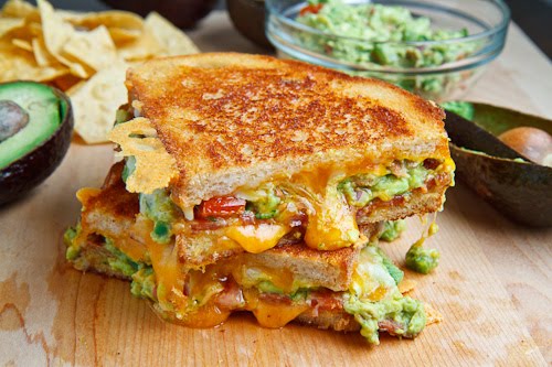 Bacon-Guacamole-Grilled-Cheese-Sandwich Bacon Guacamole Grilled Cheese Sandwich