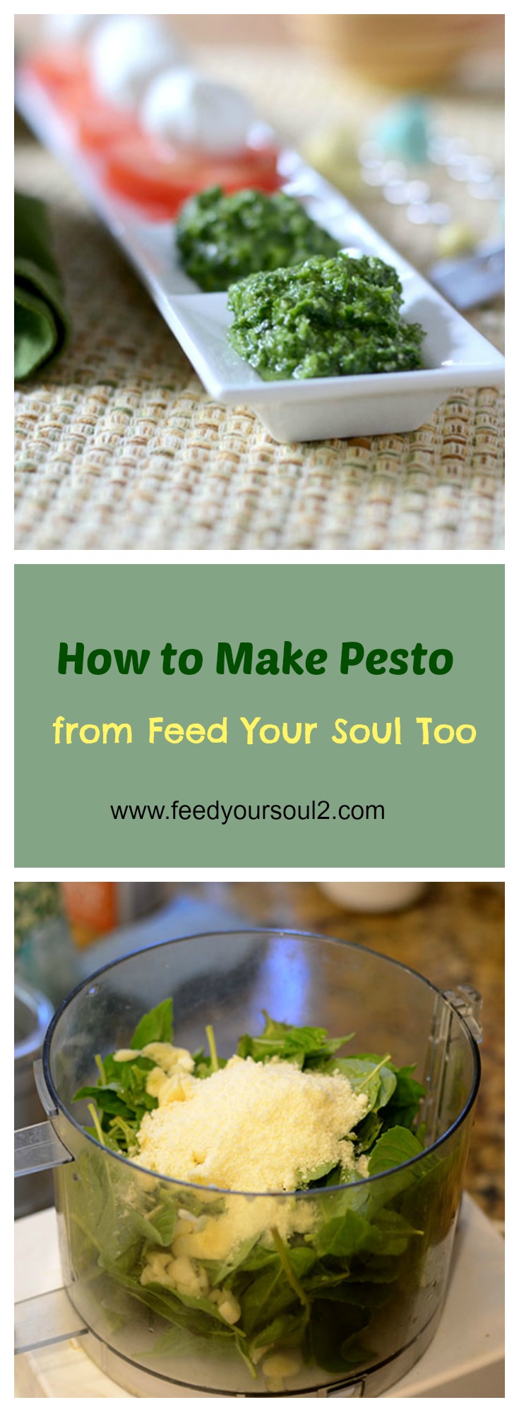 How to Make Pesto #pesto #lvegetarian #howto | feedyoursoul2.com