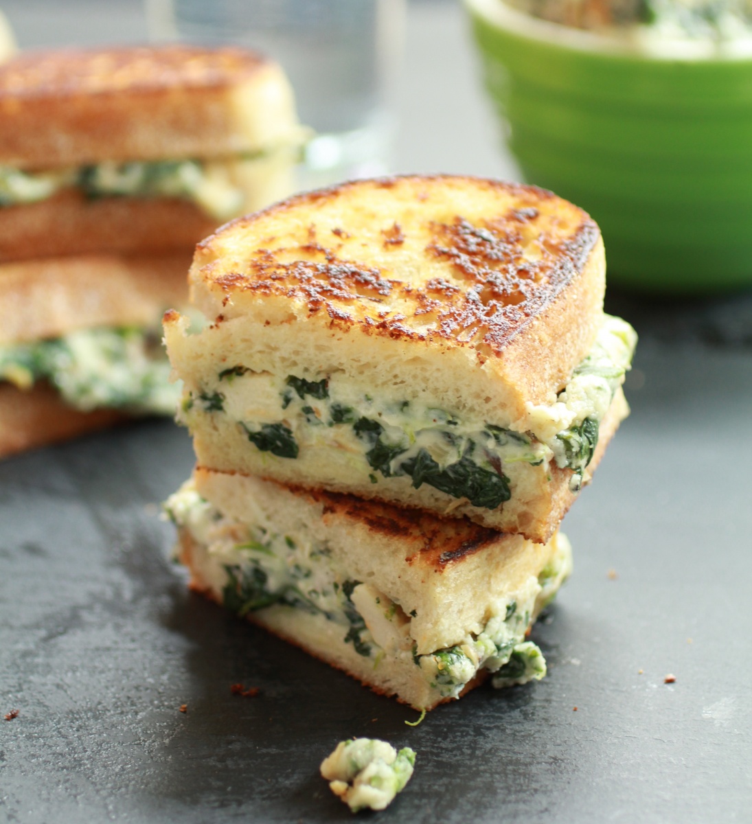 Spinach-Artichoke-Melts Spinach Artichoke Melts