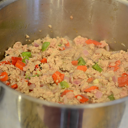ground-turkey-added Turkey added
