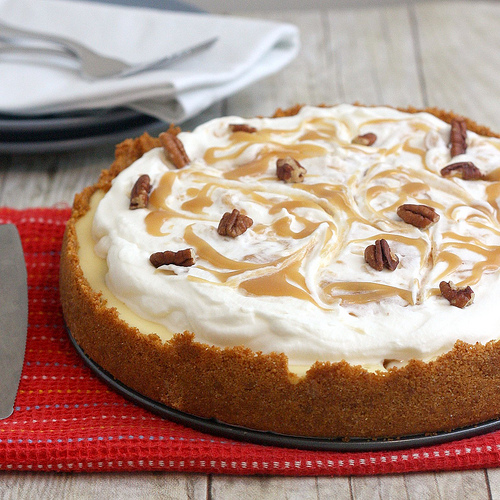 Caramel-Apple-Cheesecake-Pie Caramel Apple Cheesecake Pie