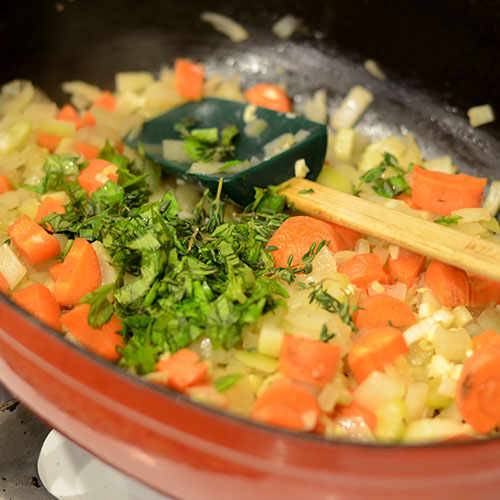 Herbs-added-to-Vegetables Herbs added to vegetables
