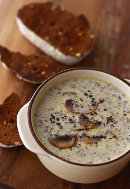 mushroom-soup homemade mushroom soup