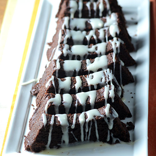 Chocolate-Cookie-Cake butter, cocoa, bittersweet chocolate, flour, sugar