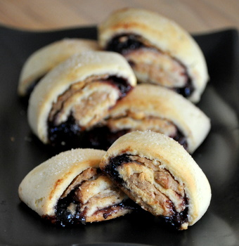 Peanut-Butter-and-Jelly-Rugelach Peanut Butter and Jelly Rugelach