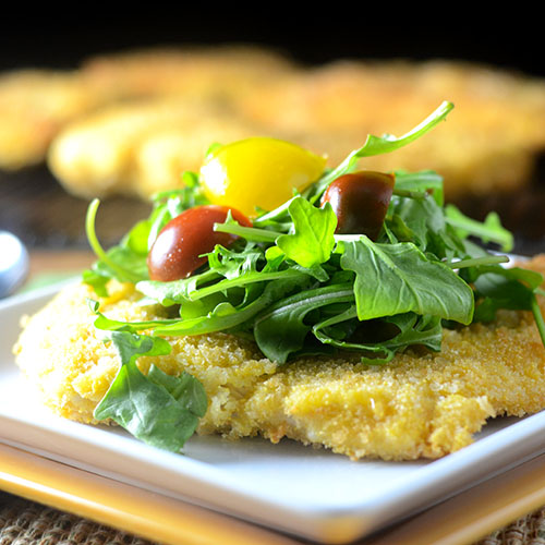 Chicken Milanese/www.feedyoursoul2.com
