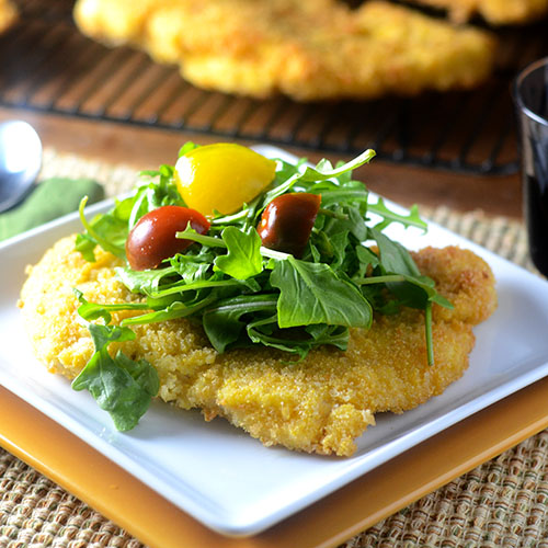 Chicken Milanese/www.feedyoursoul2.com
