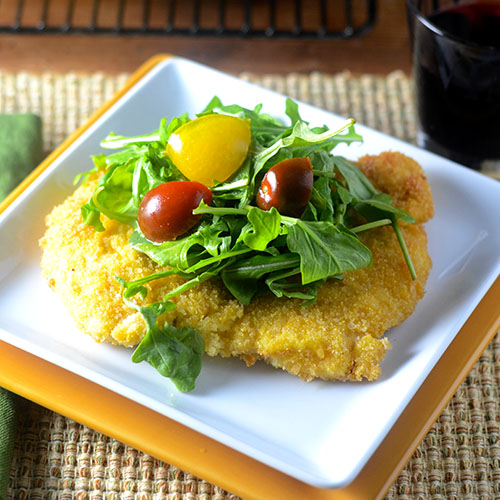 Chicken Milanese/www.feedyoursoul2.com