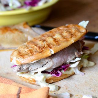 Duck Sandwich with Mustard Aoli